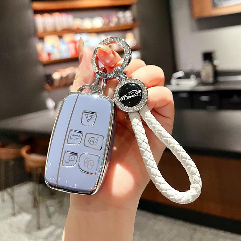 Husă Cheie pentru Land Rover Discovery Sport Range Rover Evoque Freelander Defender Jaguar Husă cu Cataramă