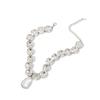 European and American temperament choker collar rhinestone neck chain short niche collarbone chain tide Internet celebrity necklace jewelry neck chain