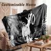 Custom Name Flannel Blanket,The Weeknd Lightweight Warm Bed Blanket For Couch & Holiday Gift