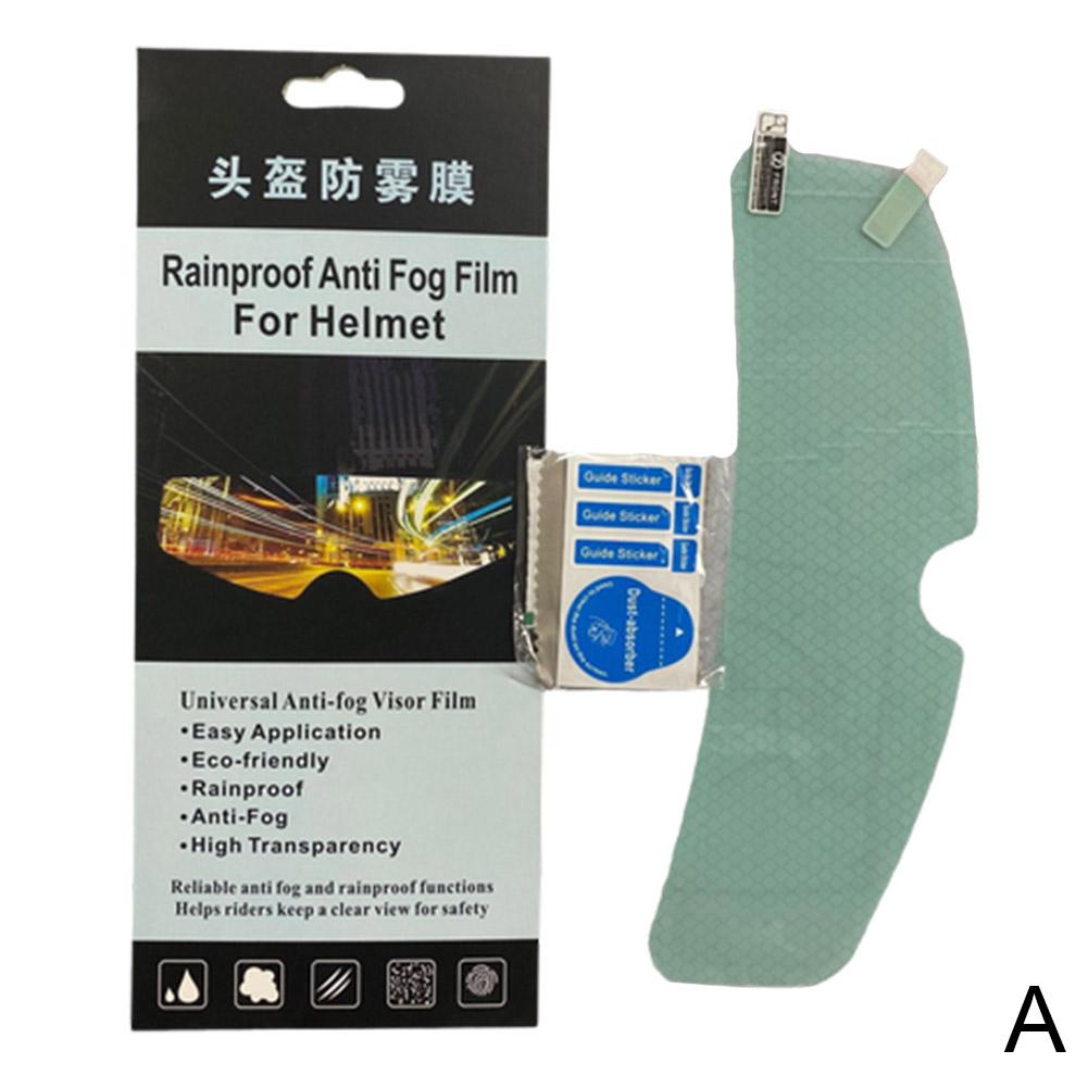 Universal Motorcycle Helmet Lens Protective Film Motorcycle Helmets Anti-fog Rain Film Motorcycle Visor Lens Accessories