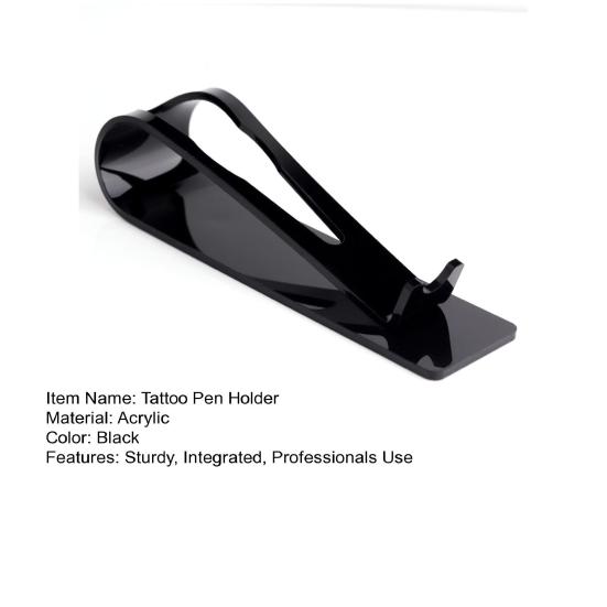 Στήριγμα στυλό τατουάζ Στιβαρό ακρυλικό ασφαλές οργάνωση οθόνης Ενσωματωμένο στυλό τατουάζ Βάση Επαγγελματική χρήση