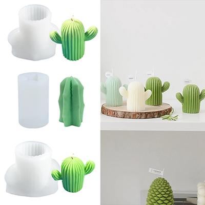 1 STÜCK Niedliche Kaktus Kerzenform Silikonform Aromatherapie Gips Handgemachtes Bastelset Seife Bastelform DIY Geschenke Heimdekoration