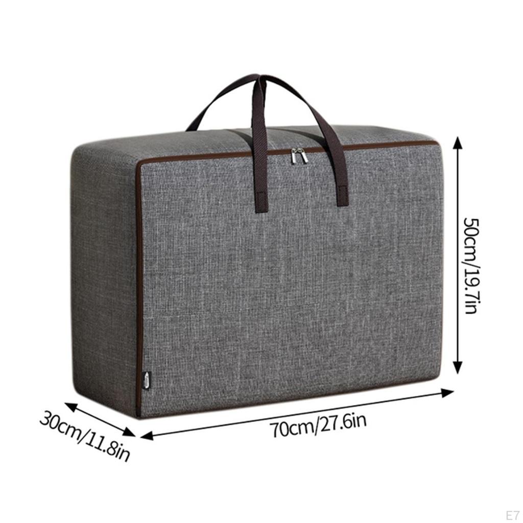 Bins Clothes Storage Bag Blanket Organizer for Bedroom