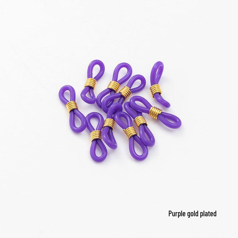 Lanț colorat din silicon pentru ochelari - Anti-alunecare, Anti-pierdere, Accesoriu pentru mască și ochelari cu cataramă de conectare