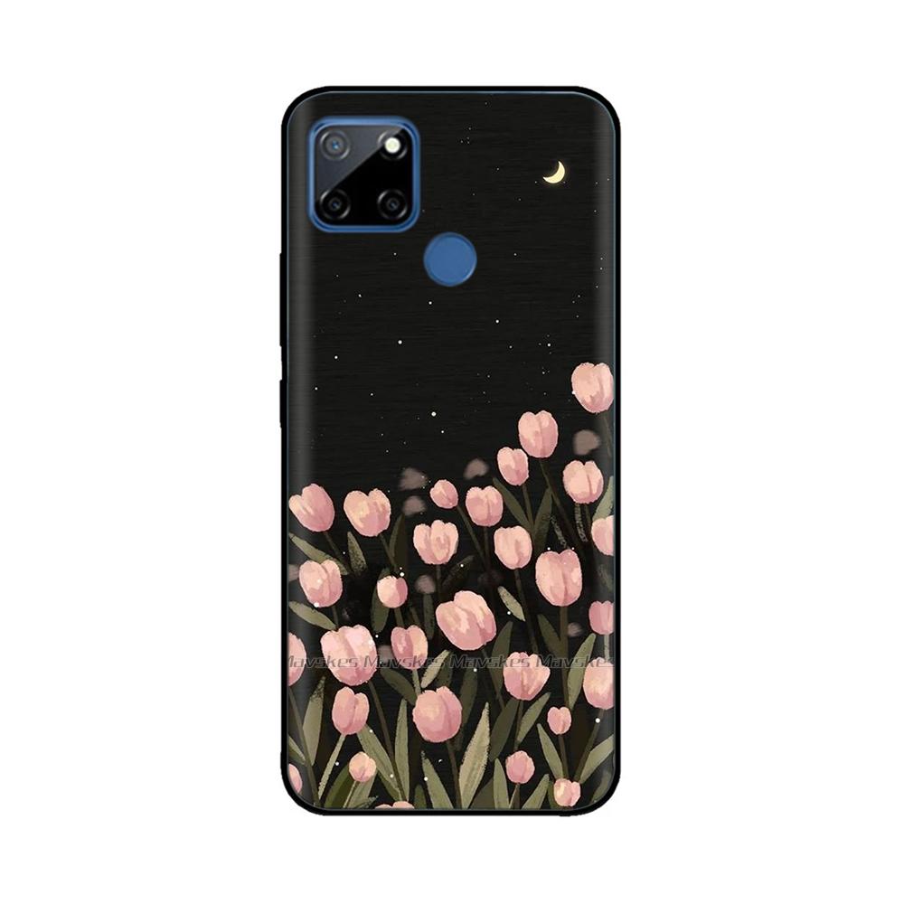 Case For Realme C12 C25 C25s Realme 7i Global Case Cute Soft Silicone TPU Back Cover Realme7i RMX2193 Protective Coque Fundas