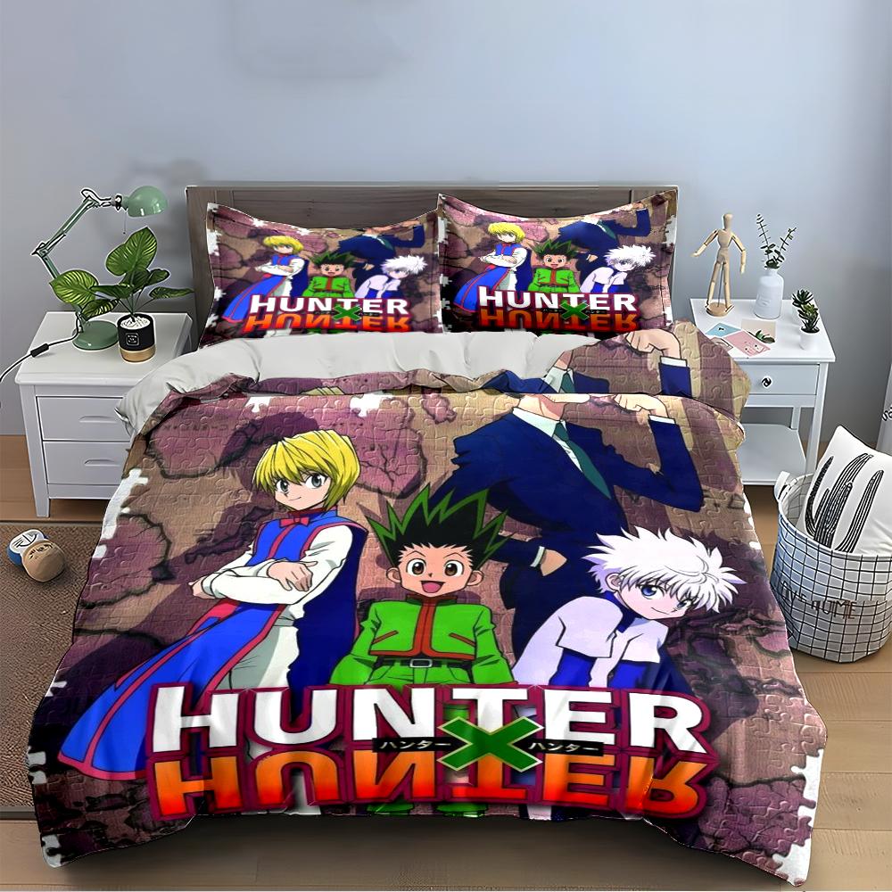 Hunter X Hunter Anime Bedding Set Bedding Set (1 Duvet Cover, 2 Pillowcases, Duvet Not Included)