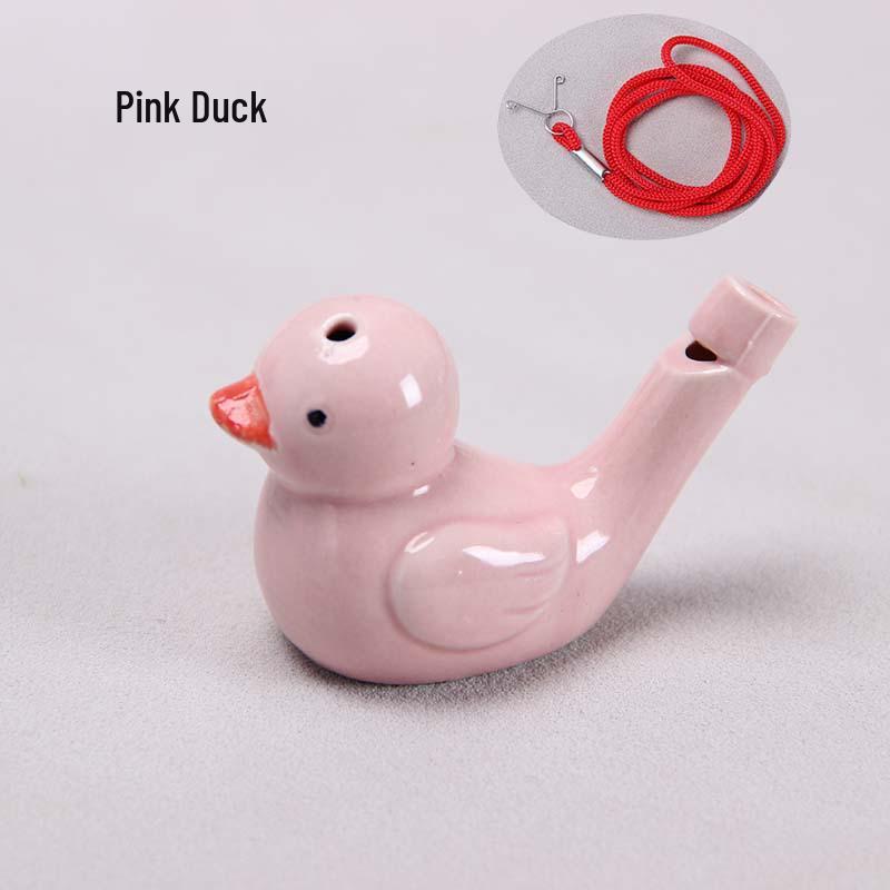 Keramisk Vattenfågel Ocarina Visselpipa - Barns Musikinstrument & Turist Hantverk
