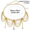 Metal Heart-shaped Pearl Waist Chain Sexy Star Chain Multilayer Butterfly Ball Love Heart Pendant  Tassel Butterfly Body Chain