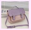CC Retro Style DIY Color Block Women's Crossbody Shoulder Bag – Perfect Gift for Girlfriend