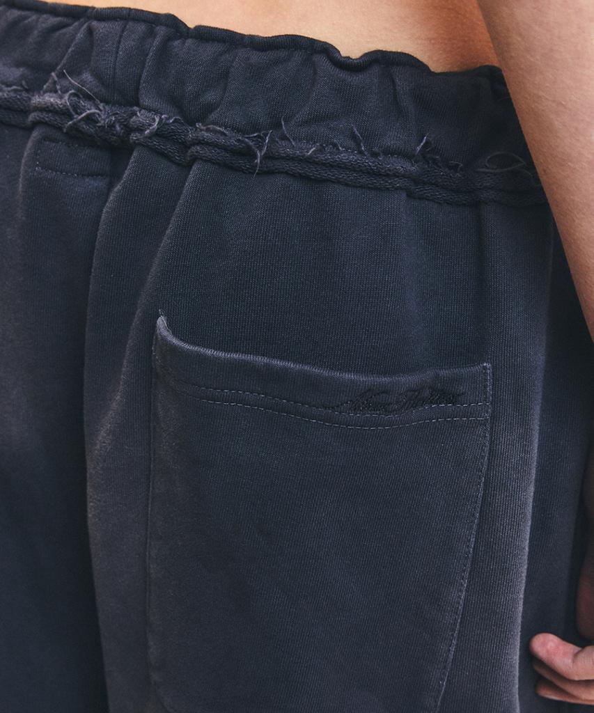 Leeolitiseu Washed Frayed Sweatpants