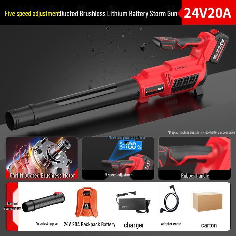 Pulangde High-Power Cordless Blower CN plug (adapter included)