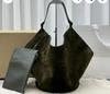 KH Suede Bucket Bag: Elegant, Simple Shoulder & Handbag for Women - Versatile Commuter & All-Match Fashion Accessory