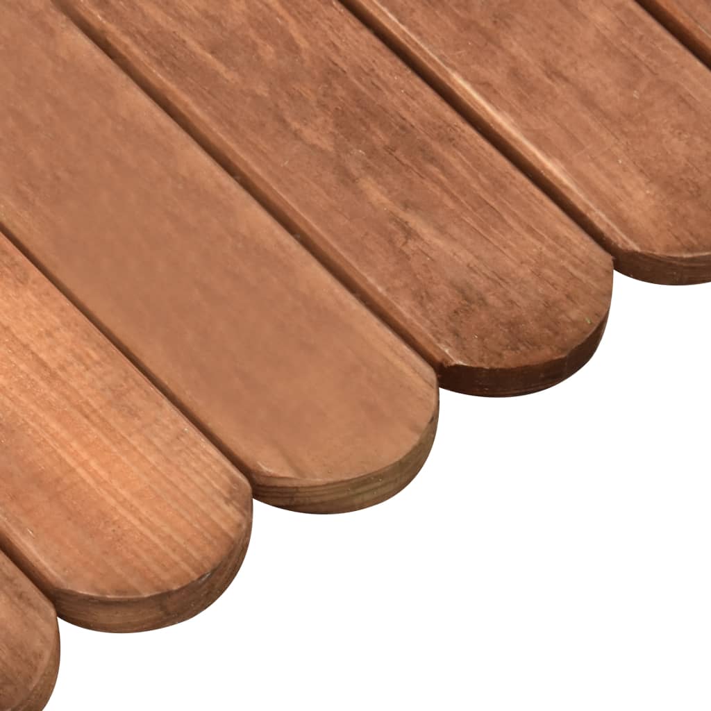 Garden Edging 2 pcs 120 cm Pressure Treated Pine Wood