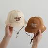 Hiking Fishing Hat Fisherman Caps New Bucket Hats For Children Boys Girls Spring Summer Cute Cartoon Letter Sunhat Panama Cap