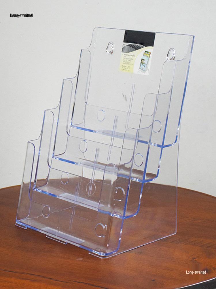 Acrylic Multi-Layer A4/A5/A6 Desktop Brochure and Magazine Display Stand