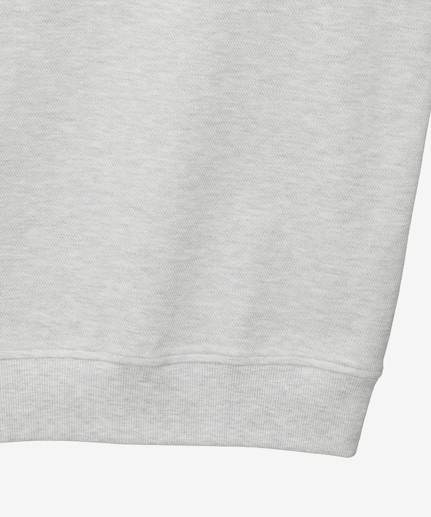 MINDBRIDGE Denim Collar Contrast Oversized Sweatshirt