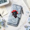 Stylish Wolf Pattern Long Wallet Portable Multi Slot Card Holder Durable Leisure Purse