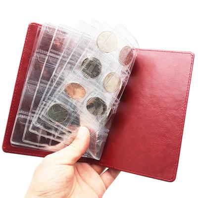 Numismatické album Pamětní kniha na mince Minialbum Pamětní album na ukládání mincí
