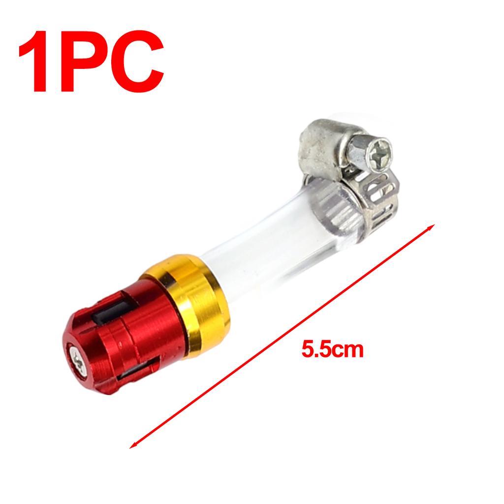 Universal Motorcycle Air Filter Drain Plug Alloy Head Plug for CLICK CNC Air Filter Drain Pipe Breather Pipe