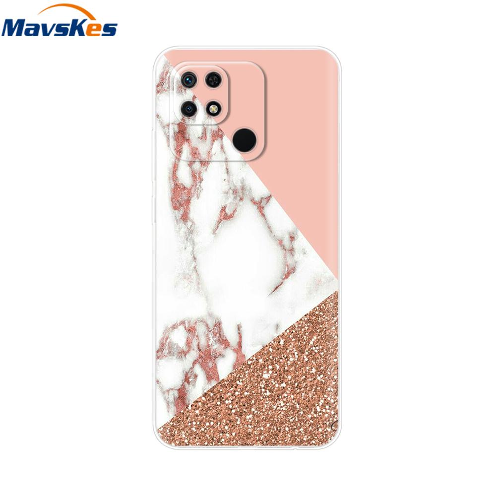 For Xiaomi Redmi 10C Case Clear Bumper Cute Cover For Xiaomi Redmi 13C Liquid Silicone Soft TPU Fundas Phone Case For Redmi 12C