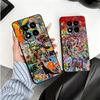 Graffiti Fashion Art Soft Phone Case for Xiaomi Redmi Note 12 13 14 15 Pro Plus 11 12S 11S 11T 10 4G Black Cover Back Shell