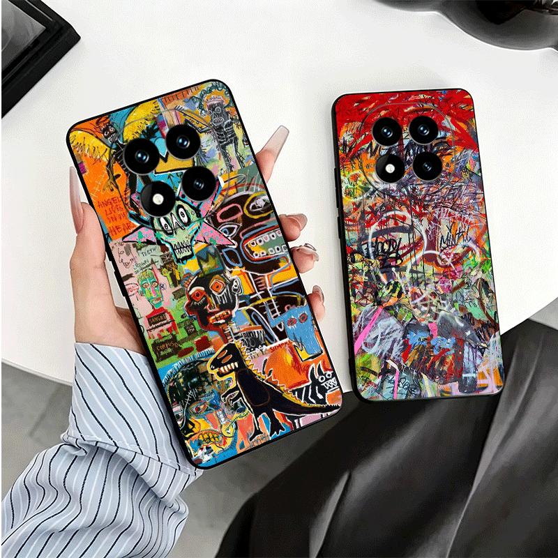 Graffiti Fashion Art Soft Phone Case for Xiaomi Redmi Note 12 13 14 15 Pro Plus 11 12S 11S 11T 10 4G Black Cover Back Shell