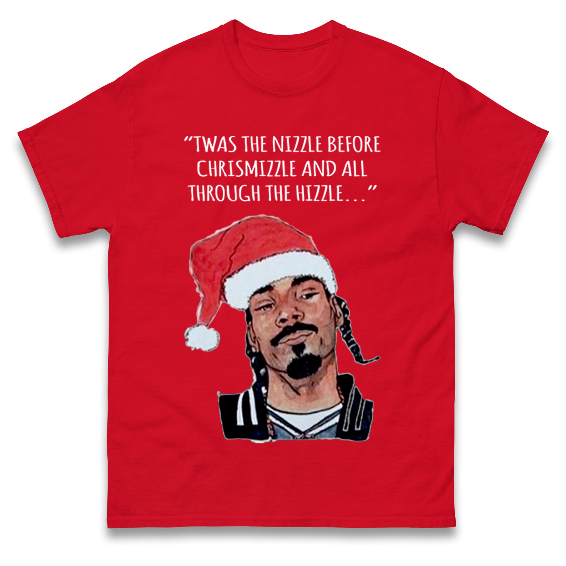 Snoop dogg Christmas T Shirt Tshirt Mens Womens Unisex Tops Tees S
