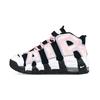 Air More Uptempo Mid Top Vintage Basketball Shoes Women's Black White Pink DQ6200-001(Team47-)