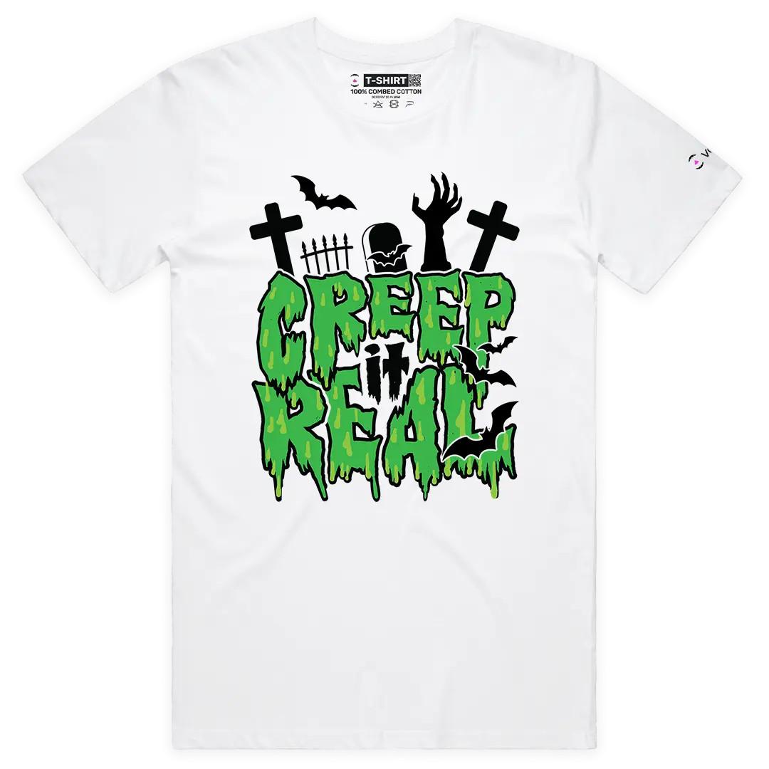 VOICEART Creep It Real Funny Holiday Premium Graphic T-Shirt for Halloween S разноцветный