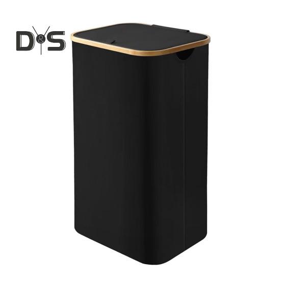 Laundry Hamper with Inner Pocket Large Capacity Moisture-Resistant Foldable Design Dirty Clothes Hamper Slim Laundry Basket