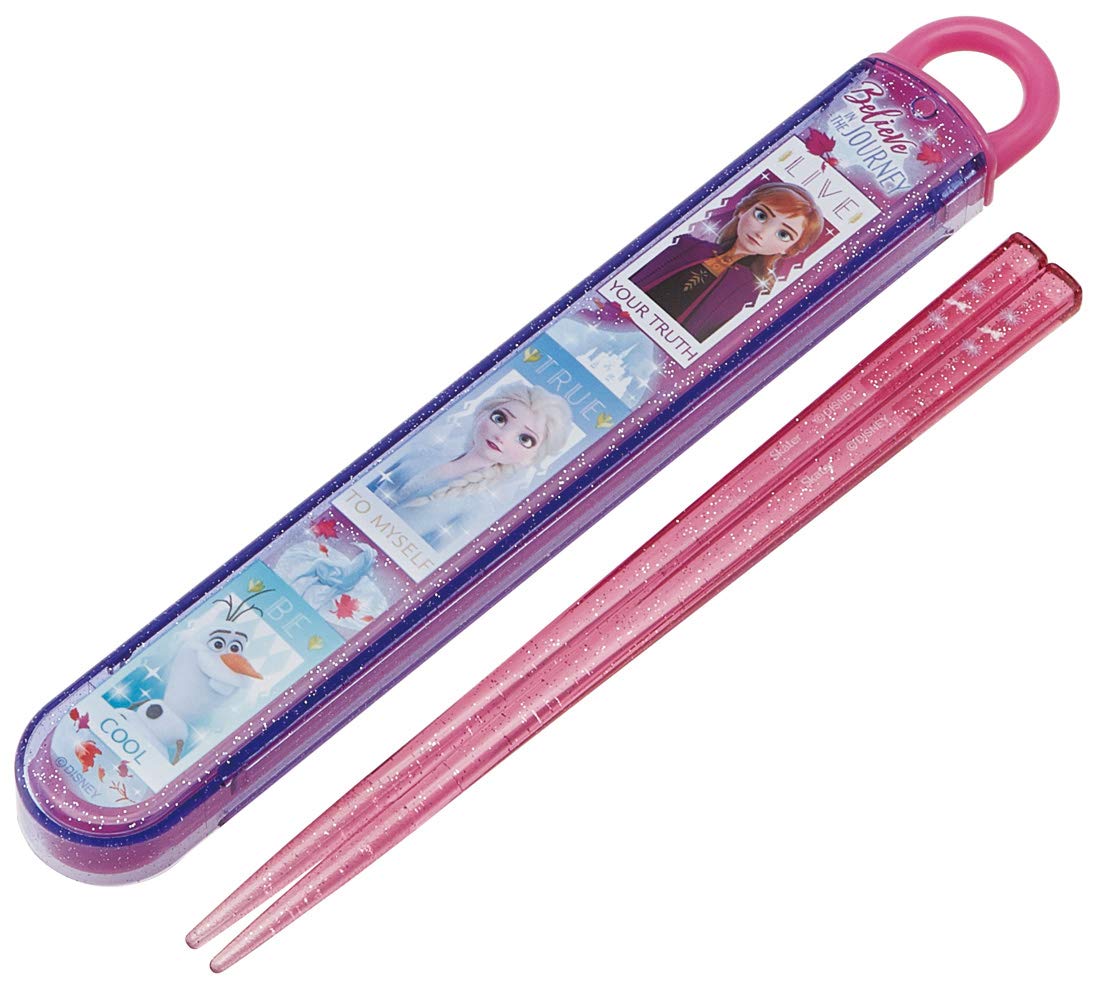 

Skater Chopsticks and Chopstick Case Made in Disney Frozen ABS2AM Children s Set, Japan, 2, 16.5cm,