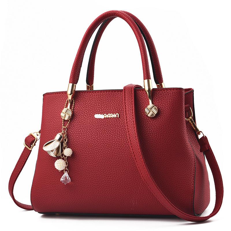 Modische trendige minimalistische Handtasche, große Größe, elegantes Design, einzelner Schultergurt, Umhängetasche