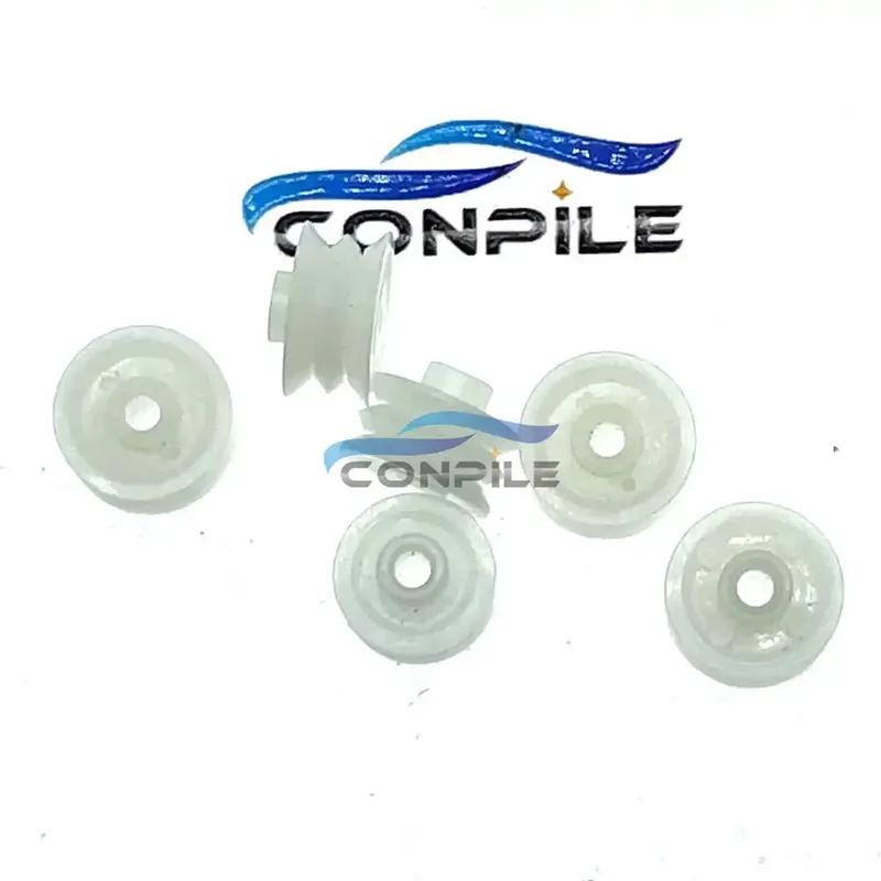 6pcs gear 9x2x6.5mm double-layer motor pulley waterproof for cassette deck audio pressure recorder player