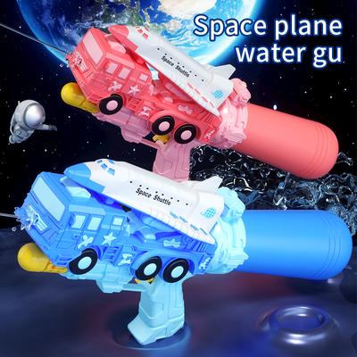 Raumflugzeug-Wasserpistole, manuelles Ziehen, Wasserfestival, Sommer-Must-Have, großes Fassungsvermögen, Wasserspielzeug, Wasserschlacht am Strand
