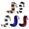 Adjustable Fox Tail Cat Prop Fur Furry Cosplay Carnival Party Christmas Anime Accessories Halloween Costume Wolf Tail