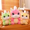 Cute Colorful Dragon Dolls  Year of Dragon Mascot  Plush Toys Year of Dragon Doll Gift