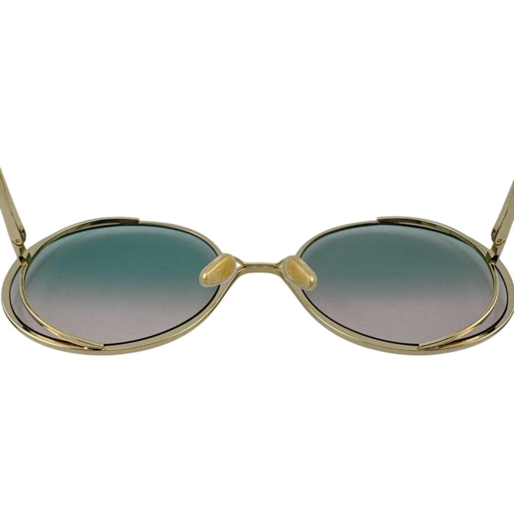 Chloe CH0037SA Round shape metal HANAH sunglasses gold metal Used