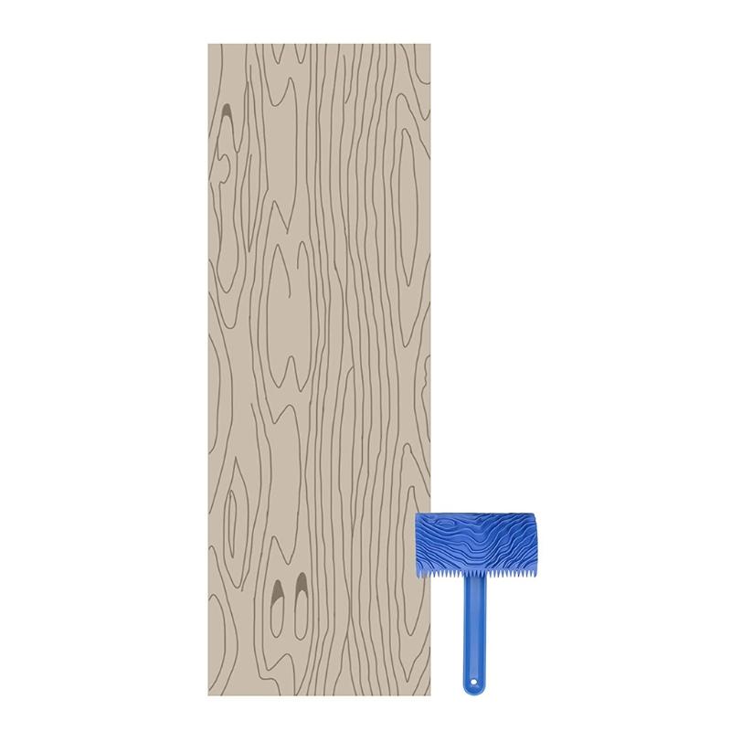 Wood Graining Painting Tool Wood Grain Tool Wall Art Paint Wood Grain Pattern Rubber DIY Graining Tool for Wall Decor