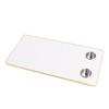 RV Table Top Replacement with 2 Cup Holders 31.49x15.74in Solid Wood Boat Table Top Panel for Trailer Motorhome Yacht