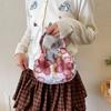 2025 Women's Mini Round Handbag - Flower Design, Casual Outing Coin Purse & Mobile Phone Bag