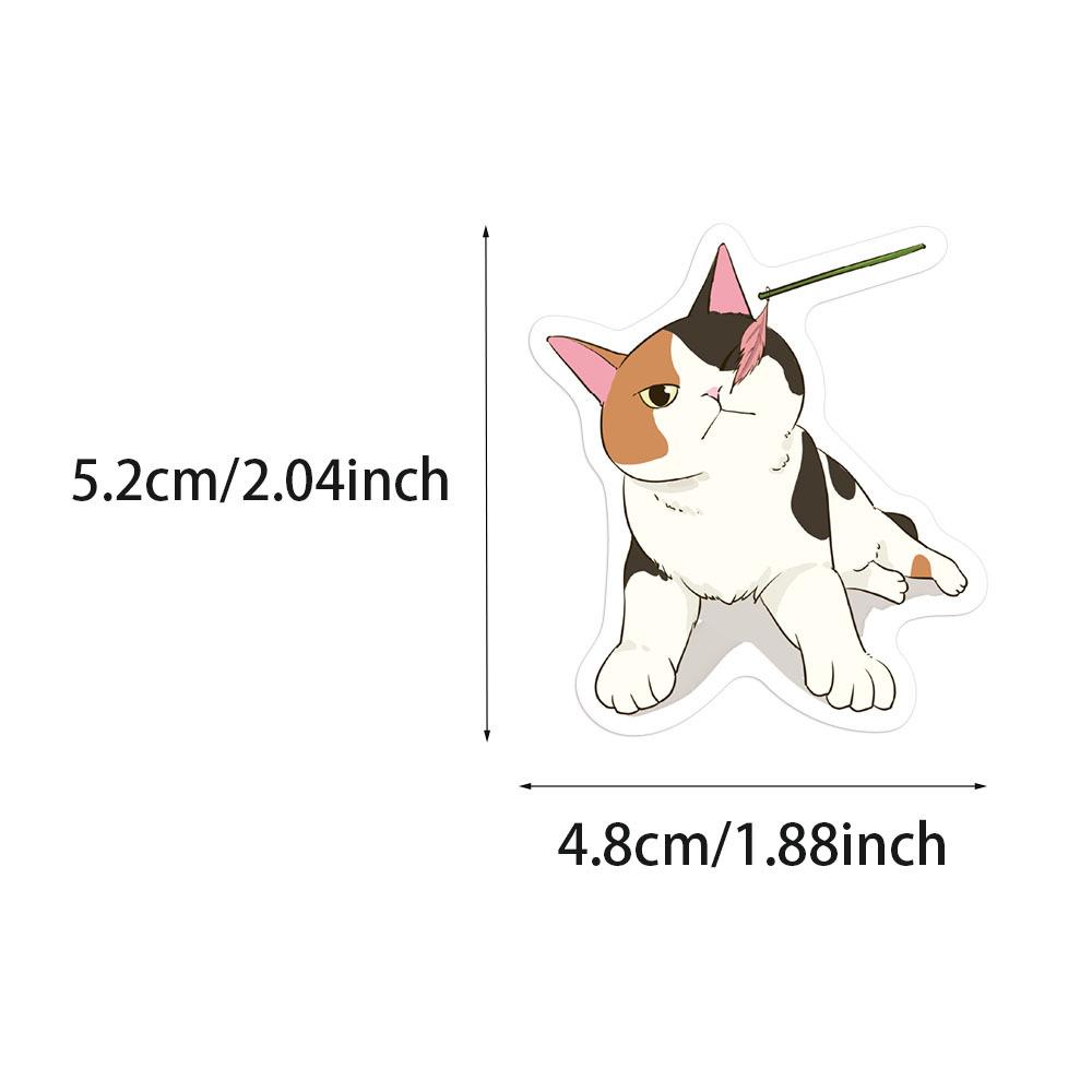 10/30/50pcs Kawaii Cartoon Cat Daily Life Stickers Cute Creative Graffiti Sticker Scrapbook Guitar Phone Laptop Decals