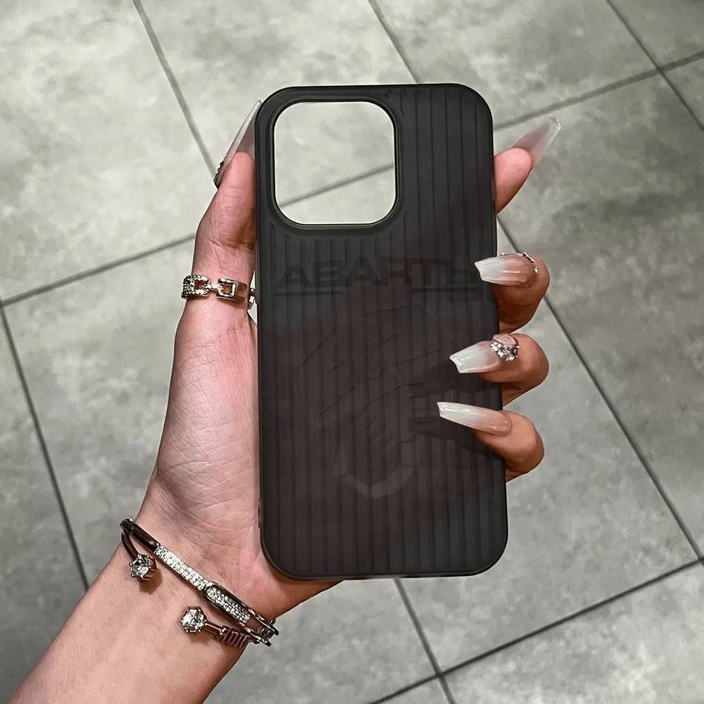A-AbarthS-S LOGO Soft Corrugated Transparent Phone Case For IPhone 17 15 16 11 12 13 14 Pro Max Plus Pro