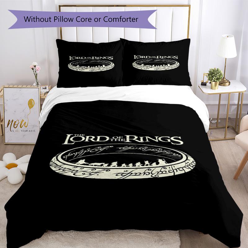 Lord Rings Quilt Cover Set Suitable for Playroom Machine Washable Christmas Gift