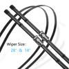 2x For Renault Captur Mitsubishi ASX XJB HJB HJE MK2 ~2023 Front Rear Wiper Blades Set Windshield Windows Auto