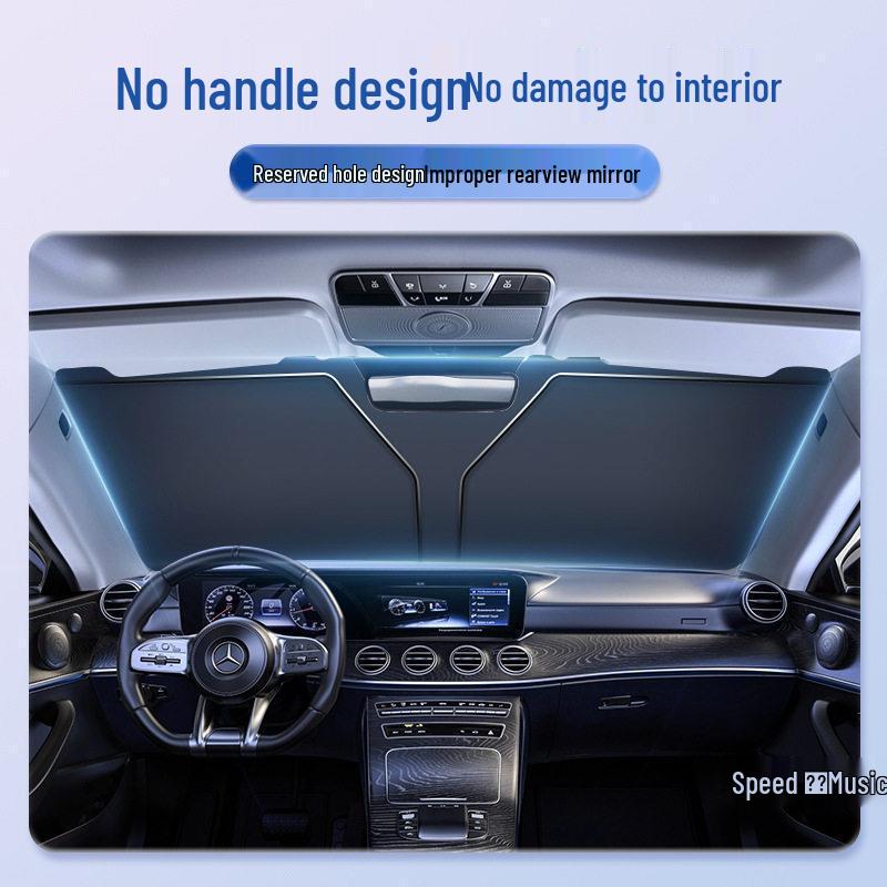 Car Sunshade: Windshield & Window Heat Insulation Laser Cover for Sun Protection