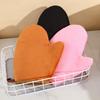 2Pcs/Set Body Lotion Gloves Self-Drying Design Non-Stick Quick-Drying Reusable Flocking Material Apply Lotion Body Care Gloves