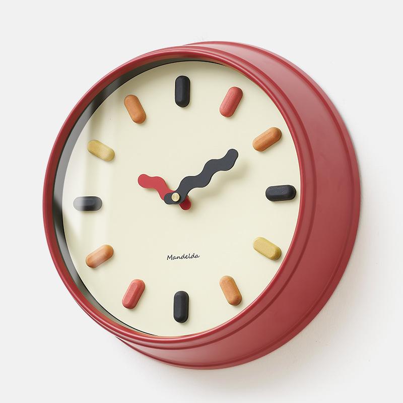 Cream Style Decoration Wall Clocks Living Room Electronic Elegant Silent Wall Clocks Silent Luxury Home Decor Duvar Saati