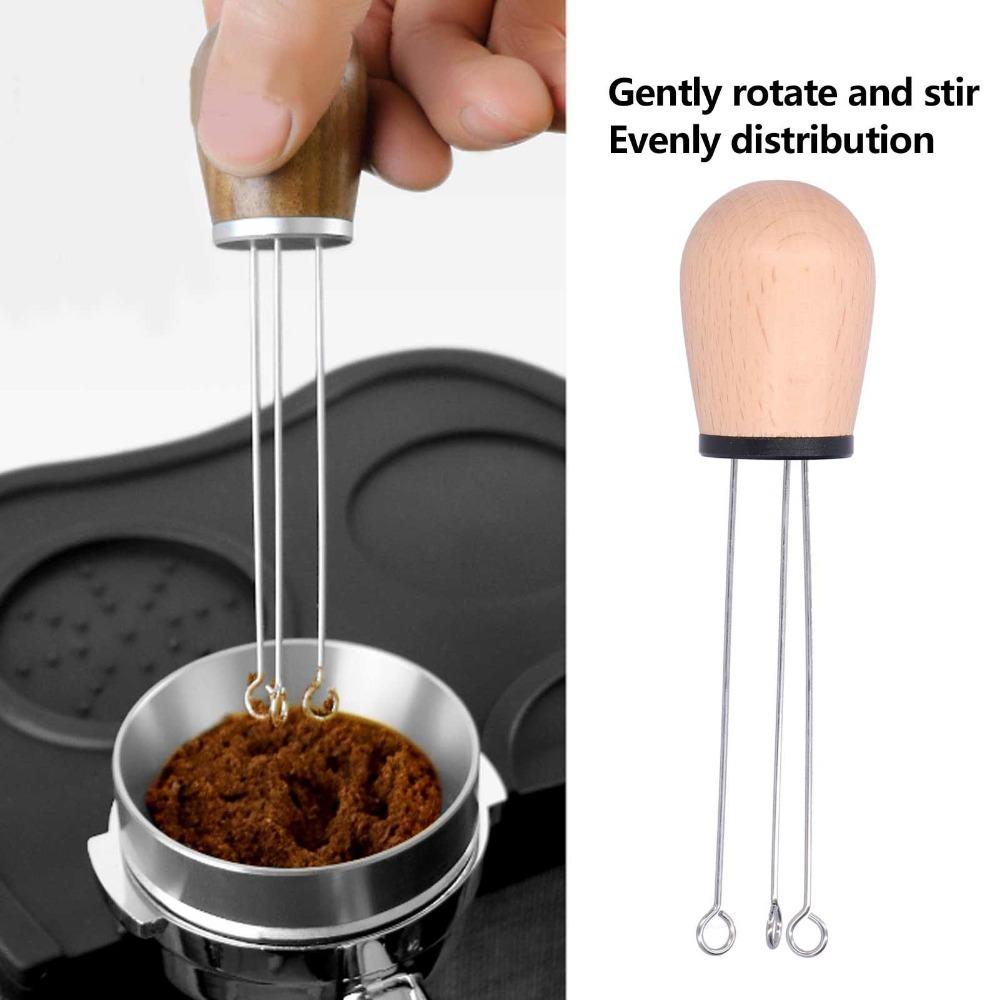 304 Stainless Steel Needles Needle Coffee Stirrer Arc Design Coffee Distribution Tool For Home