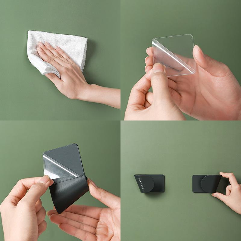 Montowany na ścianie stojak kuchenny na pokrywki do garnków, deski do krojenia i inne