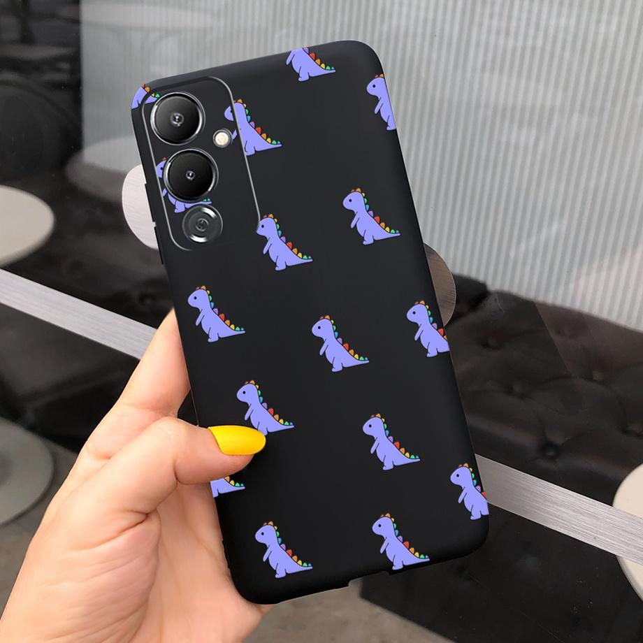 For Pova 4 Pro Pova4 Phone Case Soft Silicone Luxury TPU Fundas For Tecno Pova LD7 Pova 4Pro LG8n Cool Black Matte Bumper Capas